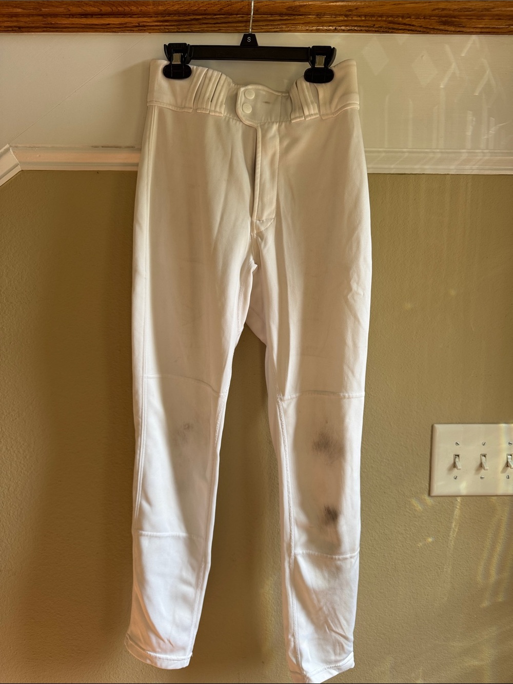 Rawlings White‎ Baseball Pants with Rear Logo